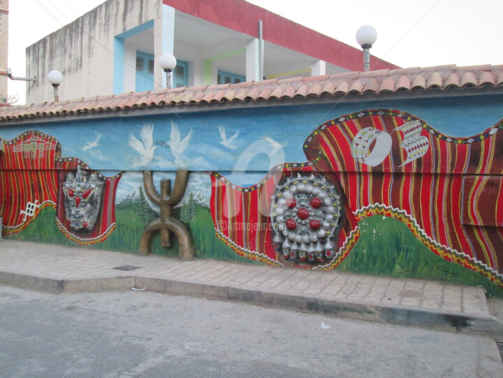 Schilderij getiteld "street art 1 ( pein…" door Salem Bourega, Origineel Kunstwerk, Lak