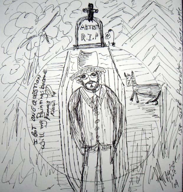 Peinture intitulée ""Will My Paintings…" par Jeff Zarb Artiste Chic, Œuvre d'art originale, Huile