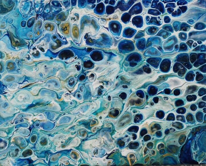 Peinture intitulée "Deep" par Alexandra Fort, Œuvre d'art originale, Acrylique