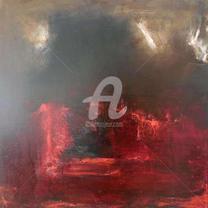 Картина под названием "H" - Alexandra Fort, Подлинное произведение искусства, Масло