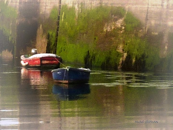Fotografie getiteld "quai vert au Tinduf…" door Michel Stephan, Origineel Kunstwerk, Digitale fotografie