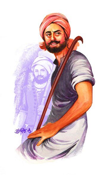 Painting titled "Punjabi_Gabhru_Jawa…" by Indian Artist, Original Artwork