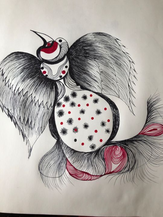 Drawing titled "88809856-22ed-40c1-…" by Anna Kruger, Original Art,