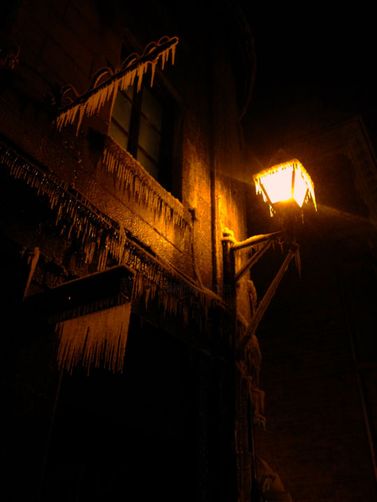 Fotografie mit dem Titel "Nuit glaciale" von Nine, Original-Kunstwerk
