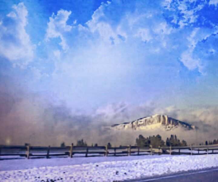 Photographie intitulée "Mountain Moments" par Artistry By Ajanta, Œuvre d'art originale, Photographie numérique