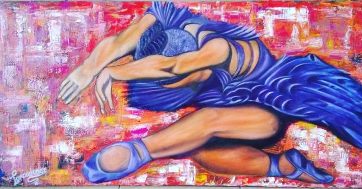 "The Ballet Dance 1" başlıklı Tablo Tornadonez (Tornado) tarafından, Orijinal sanat, Akrilik