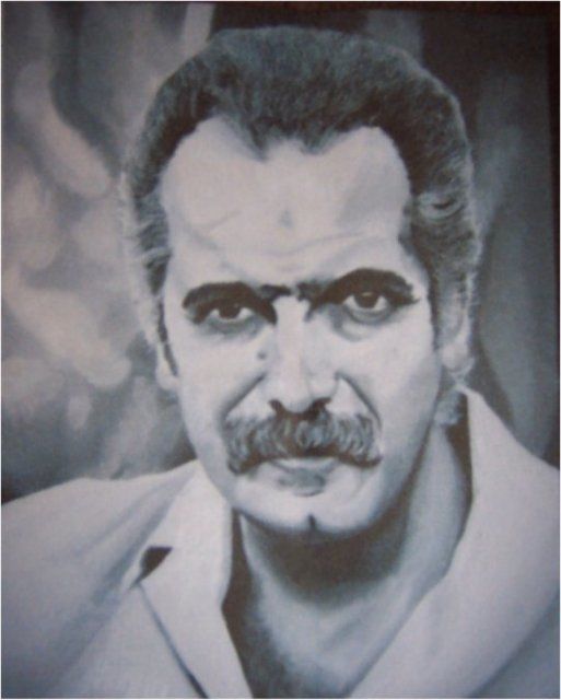 Painting titled "Brassens" by Joffrey Wander, Original Artwork