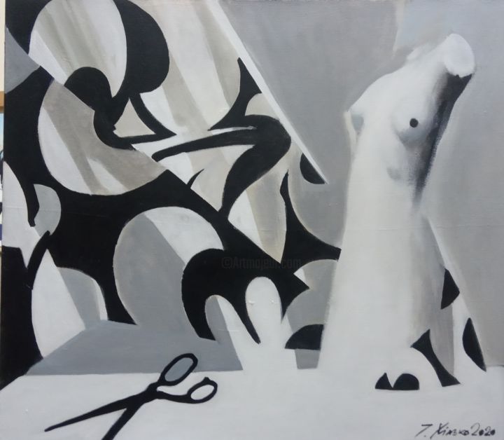 Картина под названием "Кутюр" - Igor Khilko, Подлинное произведение искусства, Акрил