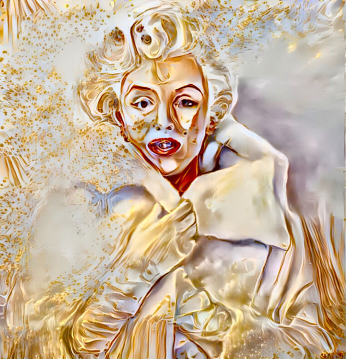 Digital Arts με τίτλο "Madonna star" από Artmani, Αυθεντικά έργα τέχνης, Ψηφιακή ζωγραφική