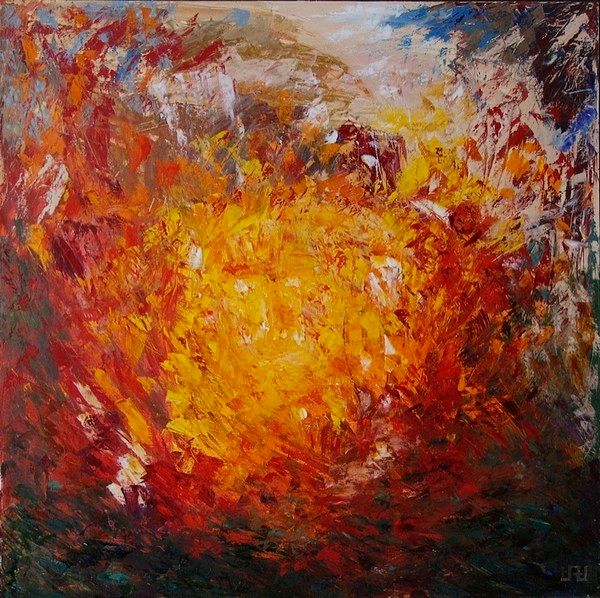 Картина под названием "Терновый куст" - Mikael Simonyan, Подлинное произведение искусства