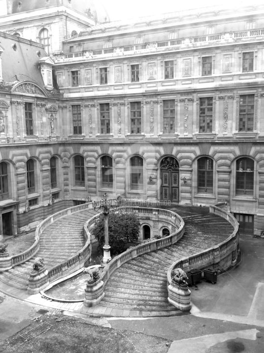 Photography titled "Louvres Paris" by Art Moé, Original Artwork, Digital Photography
