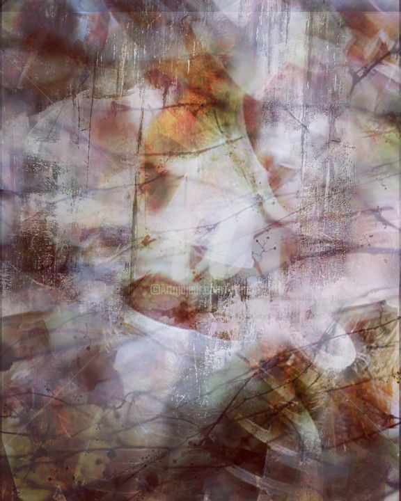Digitale Kunst mit dem Titel "#Abstract nature" von Art Moé, Original-Kunstwerk, Fotomontage