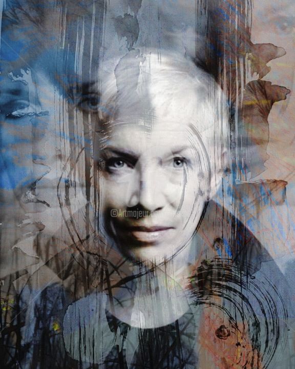 Digitale Kunst mit dem Titel "Art Portrait #ANNIE…" von Art Moé, Original-Kunstwerk, Fotomontage