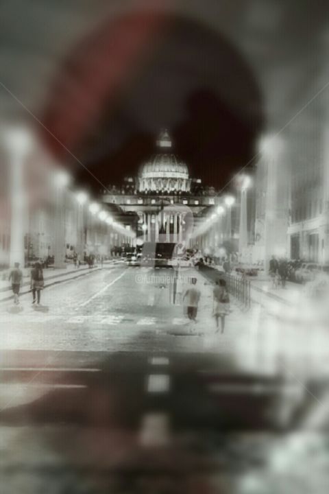 Фотография под названием "City Walk Vatikan" - Art Moé, Подлинное произведение искусства, Цифровая фотография