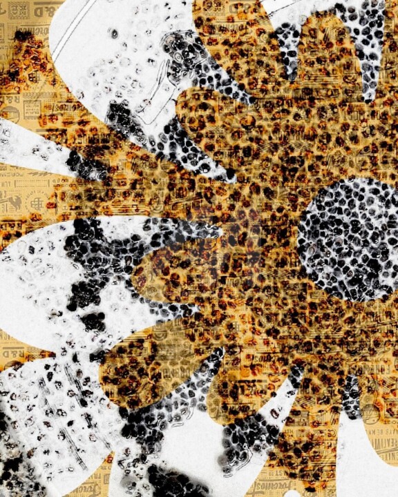Photographie intitulée "Flower PoP Bernstei…" par Art Moé, Œuvre d'art originale, Photographie manipulée