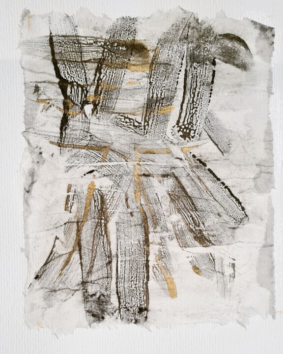 Peinture intitulée "2024_sumi_abstract 3" par Art Moé, Œuvre d'art originale, Encre