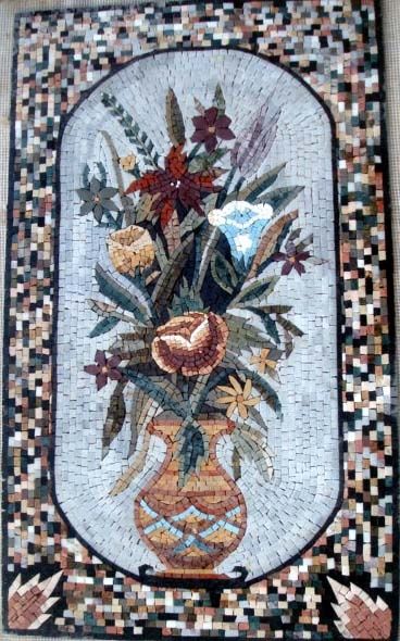 Pittura intitolato "art mosaic" da Nezar Stef, Opera d'arte originale