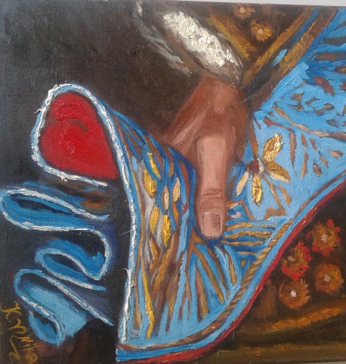 Pintura titulada "Torrero" por Ksenia Nikolaeva, Obra de arte original, Oleo