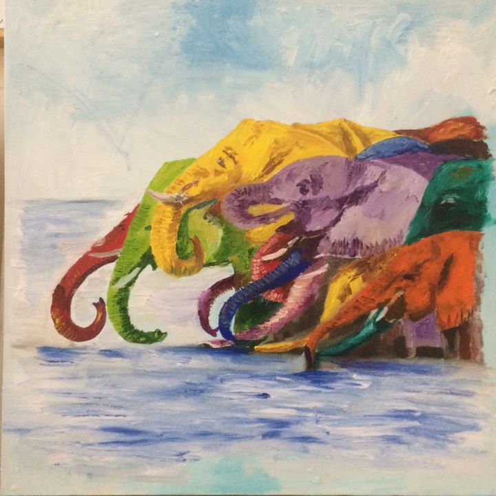 Pintura titulada "phpmugyq0.jpg" por Ksenia Nikolaeva, Obra de arte original,