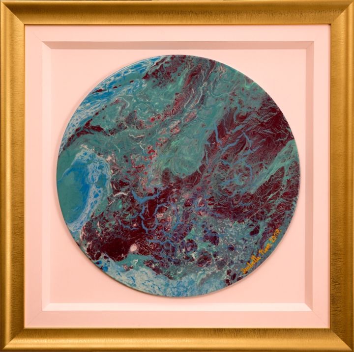 Painting titled "The Earth Coll. Col…" by Art Of Isabelle Noor, Original Artwork, Acrylic