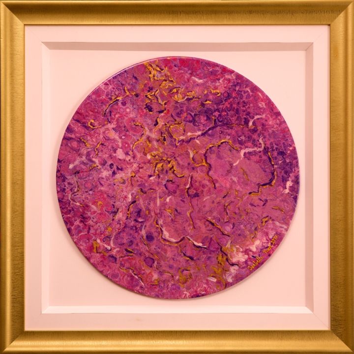 Painting titled "Winter Blush by Isa…" by Art Of Isabelle Noor, Original Artwork, Acrylic