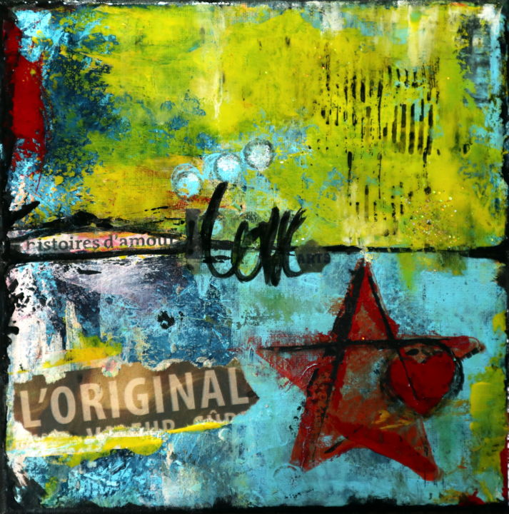 Peinture intitulée "L'original" par Pey, Œuvre d'art originale, Acrylique
