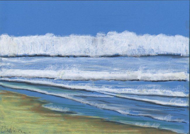 Malarstwo zatytułowany „Seacape” autorstwa Phillip Osullivan, Oryginalna praca