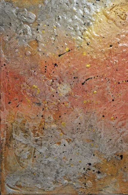 Pittura intitolato "Gesso  tela" da Silvia Conflitto, Opera d'arte originale, Olio