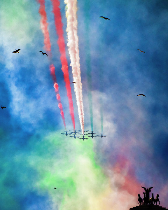 Photographie intitulée "Liberation Day" par Anna Sowinska, Œuvre d'art originale, Photographie numérique