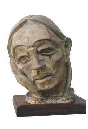 雕塑 标题为“Ausência” 由Jeronymo Ulpiano Natividade Si Ulpiano, 原创艺术品, 陶瓷