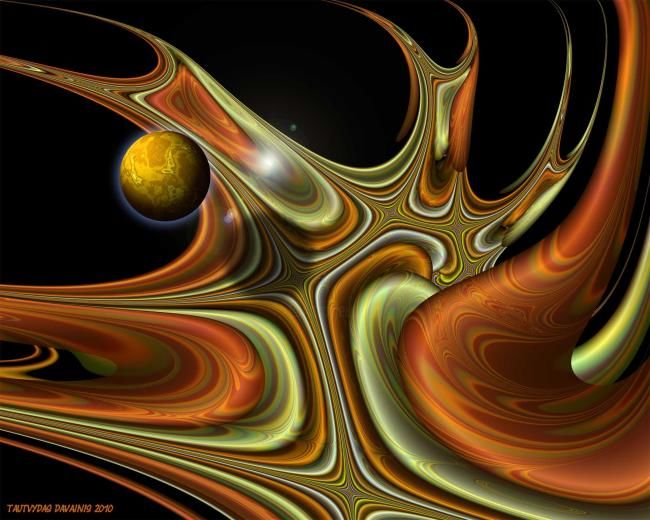 Arte digital titulada "The pollen from Kui…" por Tautvydas Davainis, Obra de arte original, Trabajo Digital 2D