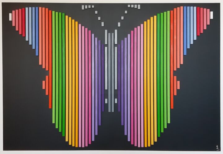 "butterfly" başlıklı Heykel Franklin Van Dam tarafından, Orijinal sanat, Akrilik