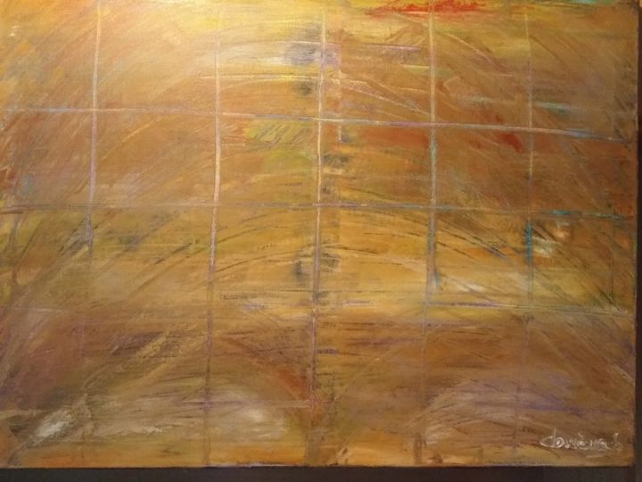 Pintura titulada "entre-lineas.jpg" por Domenech, Obra de arte original, Acrílico