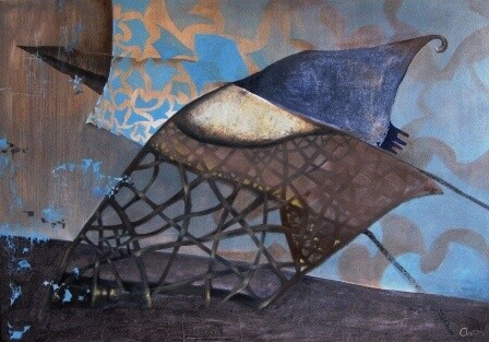 Картина под названием "bird x" - Artūras Tamašauskas, Подлинное произведение искусства, Другой