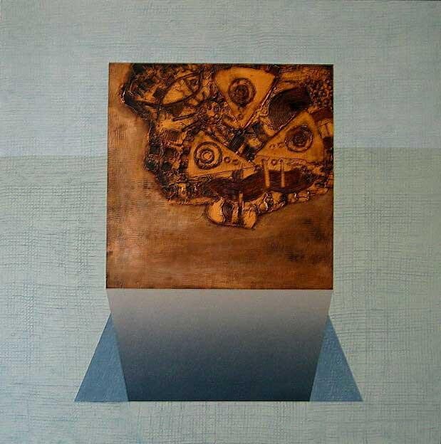 Pintura titulada "Codices Dorados III" por Arturo Carrión, Obra de arte original