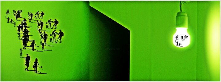 Photography titled "Green space" by Arturo Carrión, Original Artwork, Other