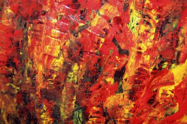Peinture intitulée "304 ABSTRAIT" par Arturo, Œuvre d'art originale, Huile