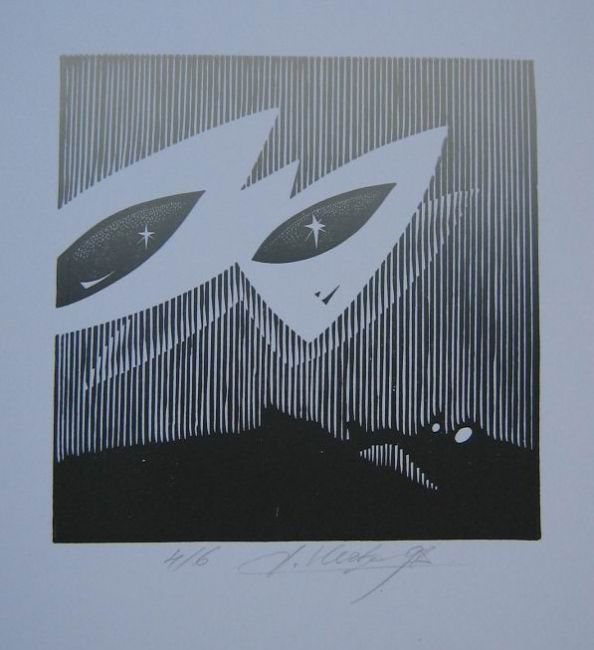 Drawing titled "Mask" by Herta, Original Artwork, Other