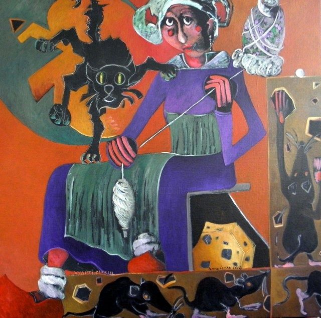 Malerei mit dem Titel "Vyapti CLXXXIII Sai…" von Artvrai, Original-Kunstwerk, Andere