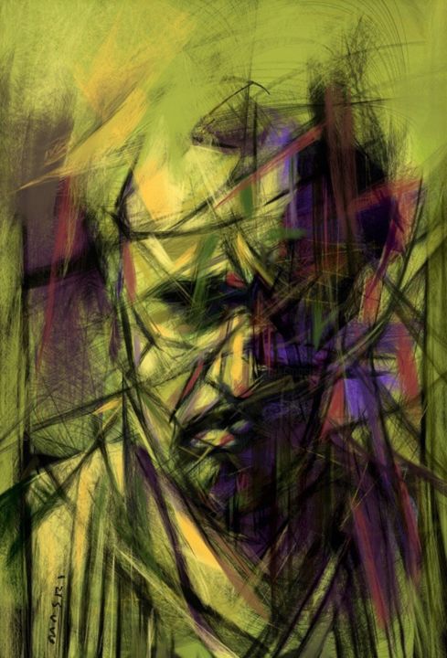 Drawing titled "S.P#238" by Masri, Original Art, Other