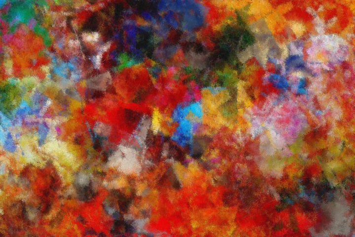 Digital Arts titled "Vivid Life" by Arvan Neco, Original Art, Digital Painting