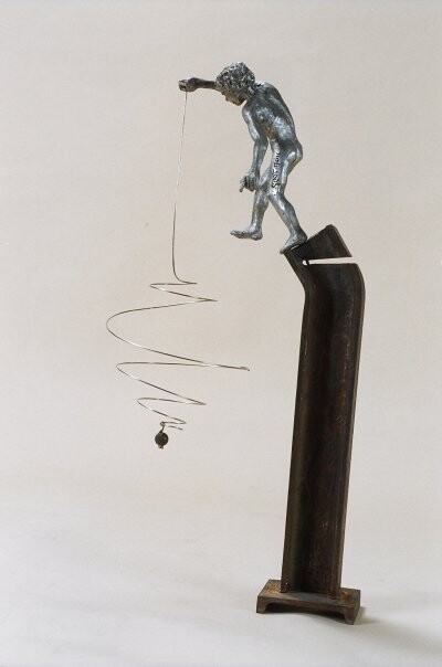 Escultura titulada "Equlibrium by Asaf…" por Asaf Lifshitz, Obra de arte original