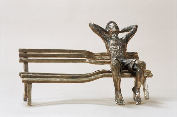Skulptur mit dem Titel "Le repos (2)  by As…" von Asaf Lifshitz, Original-Kunstwerk