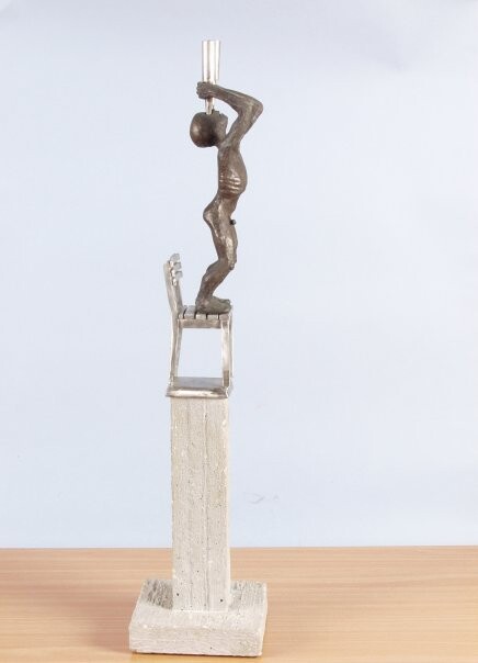 Skulptur mit dem Titel "Regarder les Astres…" von Asaf Lifshitz, Original-Kunstwerk