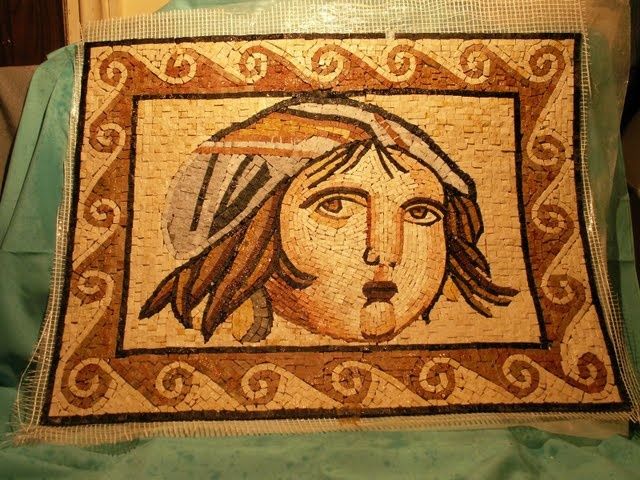 Scultura intitolato "zeugma mosaic" da Sculpture And Mosai̇C, Opera d'arte originale, Pietra