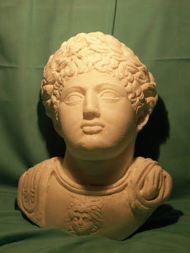 Γλυπτική με τίτλο "augustus" από Sculpture And Mosai̇C, Αυθεντικά έργα τέχνης, Πέτρα