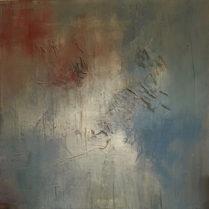 Peinture intitulée "Bleu Blanc Rouge et…" par Anne-Sophie Schneiter, Œuvre d'art originale, Acrylique
