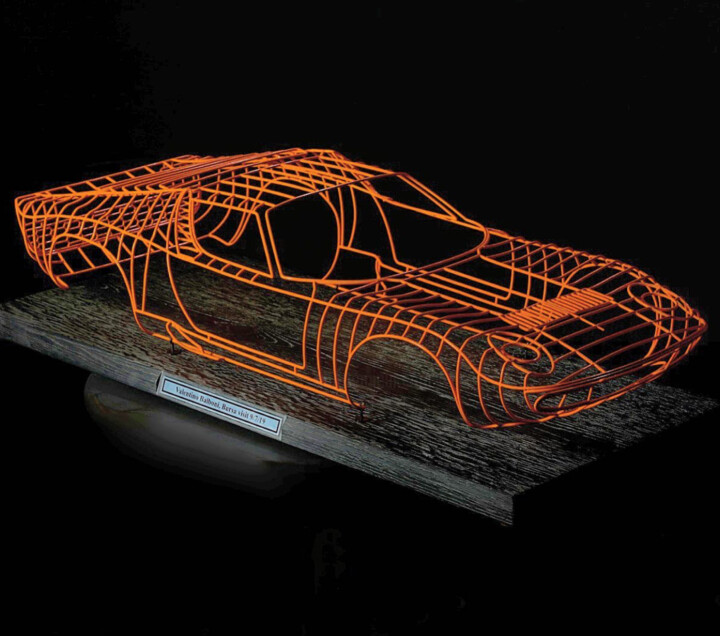 Diseño titulada "1966 Lamborghini Mi…" por Ase, Obra de arte original, Accesorios