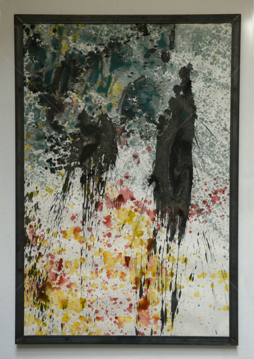 Peinture intitulée "lumiere-du-noir-110…" par Asgeir Andersen, Œuvre d'art originale, Acrylique