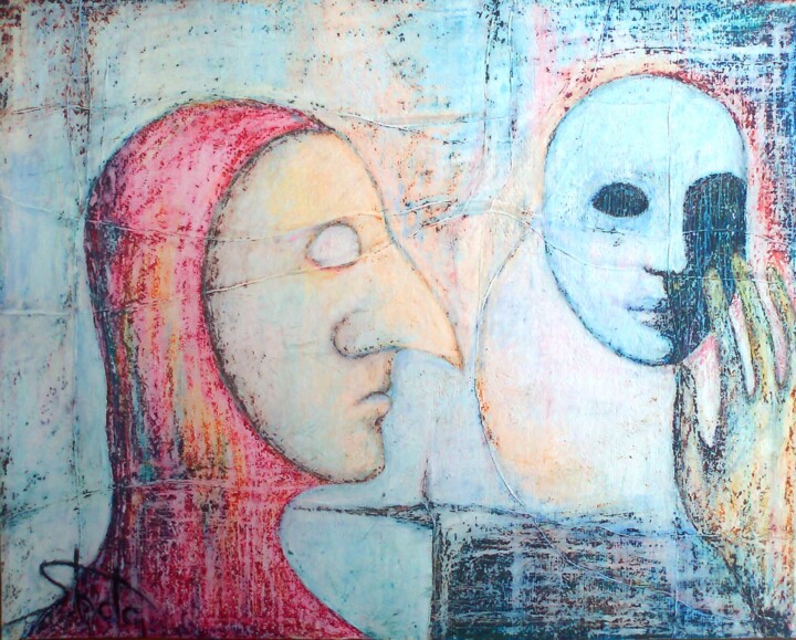Desenho intitulada "clown" por Ashot Khachatryan, Obras de arte originais, Outro